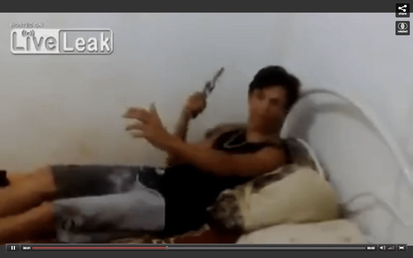 Man Plays Russian Roulette, Shoots Himself on Camera ATTN